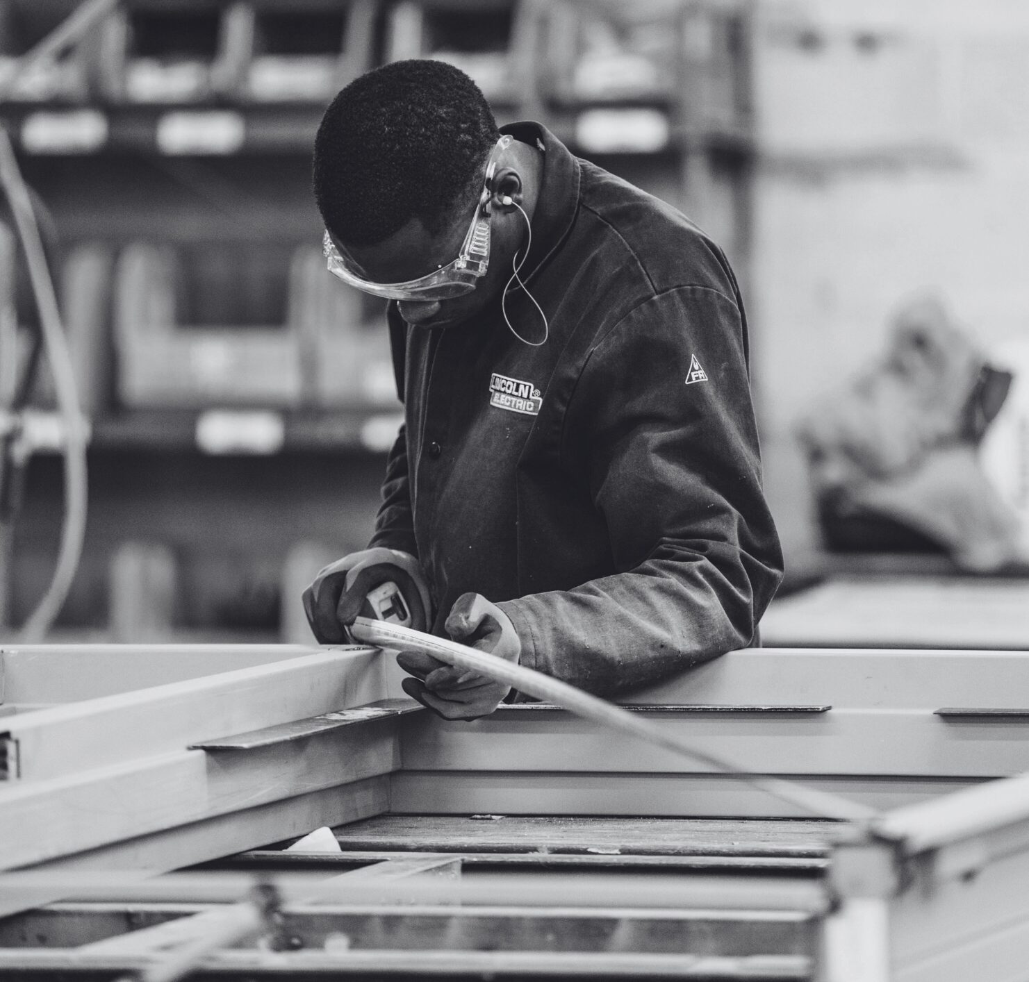 Attract skilled workers in manufacturing like this employee